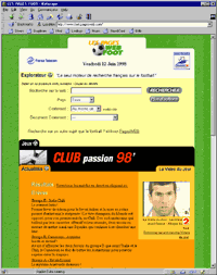 pages web foot