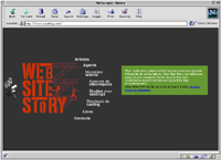 web site story