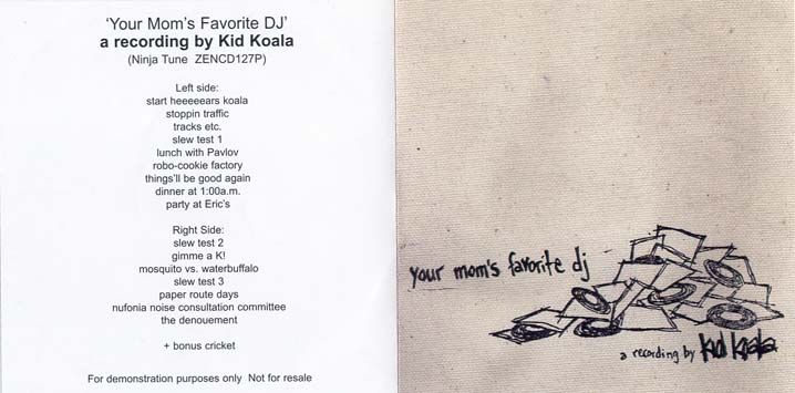 Kid Koala Your Mom S Favorite Dj Kid Koala Your Mom S Favorite Dj