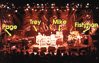 phish on stage